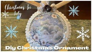 Christmas In July Diy Ornament | Christmas In July Ideas | Diy Christmas Ornament