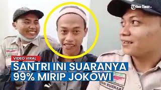 Santri Tiru Suara Presiden Joko Widodo Viral di Media Sosial, Netizen: Wajah Juga Mirip