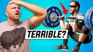 CrossFit Games MAX Clean | Olympic Lifting Coach REACTS!