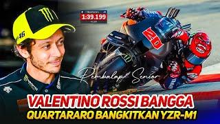 BARU SAJA DILUNCURKANVALENTINO ROSSI KAGUM~FABIO QUARTARARO TERCEPAT~JINAKKAN MESIN GANAS YZR-M1 25