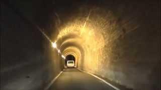 TOPOLIA TUΝNEL.STRANGE!! WE ENTERED TUNNEL AT DAY AND CAME OUT OF THE TUNNEL NIGHT