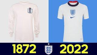 A evolução da camisa da Seleção Inglesa | Todos os uniformes da Seleção Inglaterra de Futebol 2022