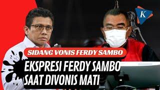 Begini Reaksi Ferdy Sambo Saat Hakim Vonis Hukuman Mati