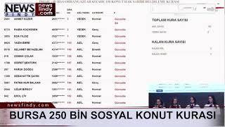 #Canlı - Bursa 250 BİN Sosyal Konut Kura Çekilişi