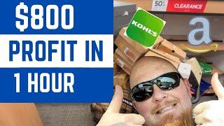 Making $800/Hour Shopping Kohl's Clearance | Amazon FBA Retail Arbitrage Sourcing