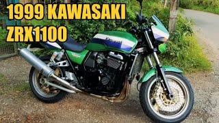 Motorcycle Review - 1999 Kawasaki ZRX 1100 - A Beautiful Green Lump