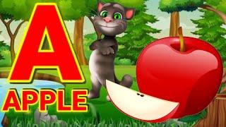 Phonics song with Two Word A for Apple ABC alphabet song with sound, for children #abcd #kidssong