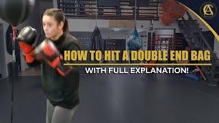 How to hit a double End Bag with full explanation! (must watch)