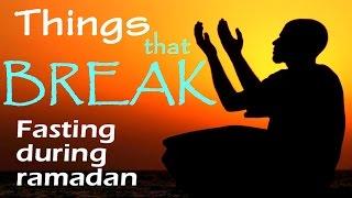 Things that BREAK the Fasting in Ramadan || Dawah Islam Channel