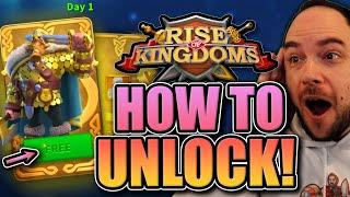 How to unlock Ragnar Prime [also max esmeralda and shajar wheels] Rise of Kingdoms