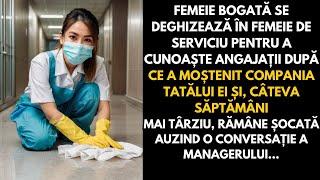 O FEMEIE BOGATĂ se deghizează în FEMEIE DE SERVICIU după ce moștenește compania TATĂLUI SĂU și....