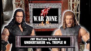 UNDERTAKER vs TRIPLE H Stop Motion Animation - JWF WarZone Episode 6