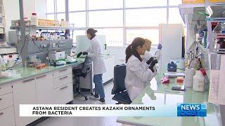 Astana resident creates Kazakh ornaments from bacteria | Silk way TV | Kazakhstan