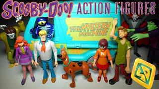 Unboxing SCOOBY-DOO Action Figures + The Mystery Machine! Fred, Shaggy, Daphne, Velma, Scoob Playset