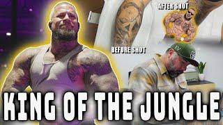STAX IS THE KING OF THE JUNGLE! (Tattoo Cover Up)