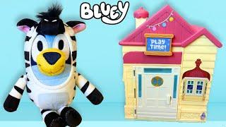 Bluey Onesies Plush! Zebra or Queen? Bluey's Play Date Plush Surprise Toy