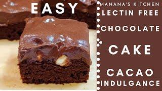 Lectin Free Cake Recipe | Keto Cake | How to Make An Easy Low Carb Chocolate Cake | Gluten Free YUM