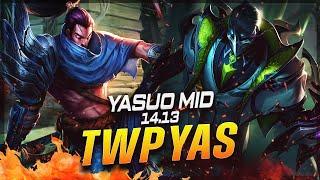 TheWanderingPro - Yasuo vs Zed MID Patch 14.13 - Yasuo Gameplay