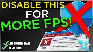 DISABLE THIS FOR MORE FPS!