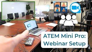 How to Use Your ATEM for Webinars or Zoom Meetings