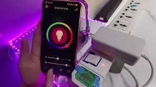 How to connect the app 'TuyaSmart' and the led strip lgiht