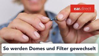 Phonak Domes und Filter wechseln, Paradise und Marvel Hörgeräte | ear.direct