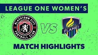 League One Women's Round 2 Highlights - Blacktown City v South Coast Flame