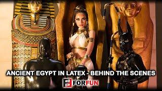 Ancient Egypt in Latex - Behind The Scenes of Halloween 2022 Photoshooting 