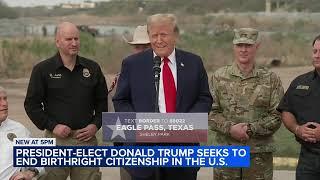 President-elect Trump wants to end birthright citizenship in US