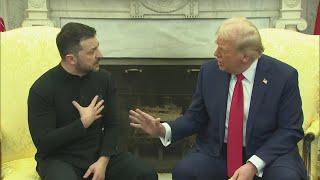 WATCH: Meeting with President Donald Trump, Volodymyr Zelenskyy turns into shouting match