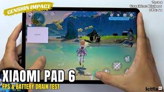 Xiaomi Pad 6 Genshin Impact Gaming test | Snapdragon 870, 144Hz display