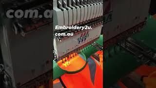 Tajima embroidery machine.