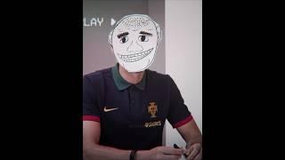 Pepe & Ronaldo Drawing Eachother