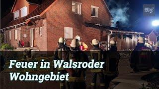 Feuer in Walsroder Wohngebiet