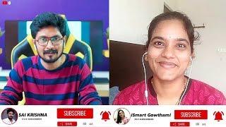  SaiKrishna & iSmart Gowthami Is Live ! | Top Creator Live || Q&A || Live No #21