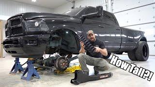 RAM 3500 Dually Gets BIG LIFT!!!!