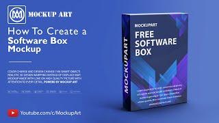 How to make a Software Box Mockup | Photoshop Mockup Tutorial