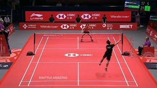 Super Match Attack and Defense | Anthony Ginting vs Kento Momota