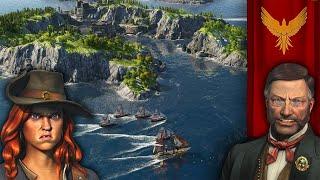PIRATE RAIDS! - Let's Play ANNO 1800 - Ep.2 [All DLC] [MODS] [EXPERT]
