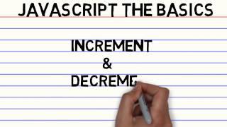 JavaScript the Basics - Increment and Decrement Operator