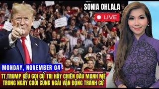 LIVE STREAM - Monday 04/11 Breaking News Tin Tức cập Nhật Bầu Cử Tổng Thống Mỹ