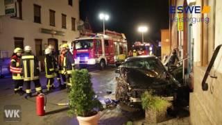 Bad Schwalbach: Autokorso endet mit schwerem Unfall