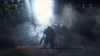 Bloodborne - Micolash 2nd phase cheese, no items required