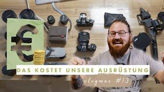 Wie viel unsere Fotoausrüstung gekostet hat | #vlogmas Tag 13 | kamerakinder