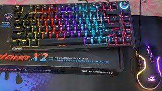 EvoFox Katana X2 TKL Mechanical Gaming Keyboard #keyboard