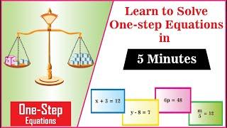 How to Solve One-Step Equations | Tutoring Hour