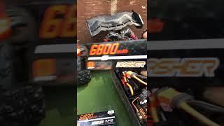 Spektrum “Basher Series” batteries with 120C discharge and 10 gauge wires are the way to go .