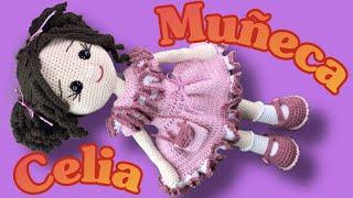 TUTORIAL | Muñeca Celia Amigurumi | Parte 2 #muñecaacrochet #cabelloacrochet #muñecatejida