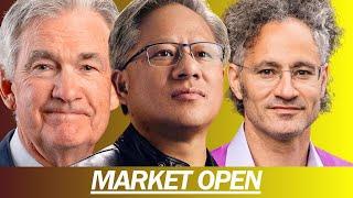 PALANTIR BACK ABOVER $25, NVIDIA GETS MORE DEMAND, BITCOIN STRUGGLING | MARKET OPEN