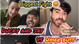 Tiktok live | Ducky and jay Fight with umer butt